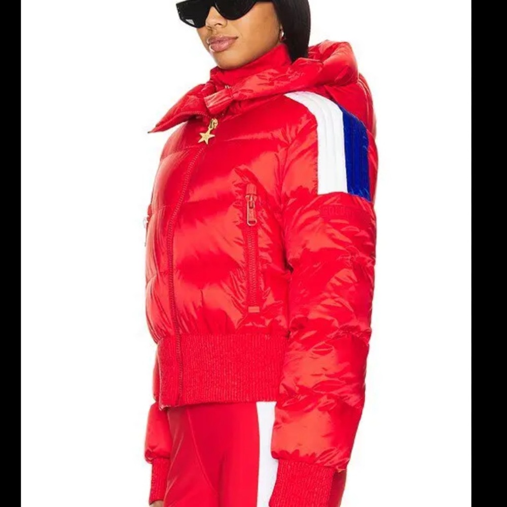 Women's Red Puffer Jacket